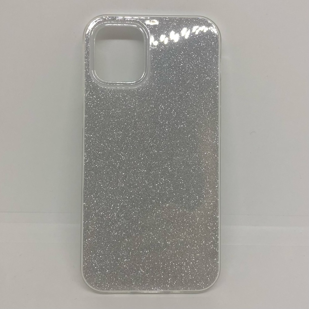 NWT Icing Silver Glitter Sparkle IPhone 12 Mini Phone Case
